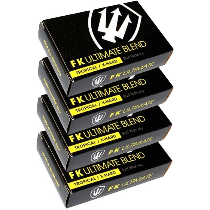 Far King Ultimate Blend Surf Wax - Pack of 4 - Tropical / X-Hard