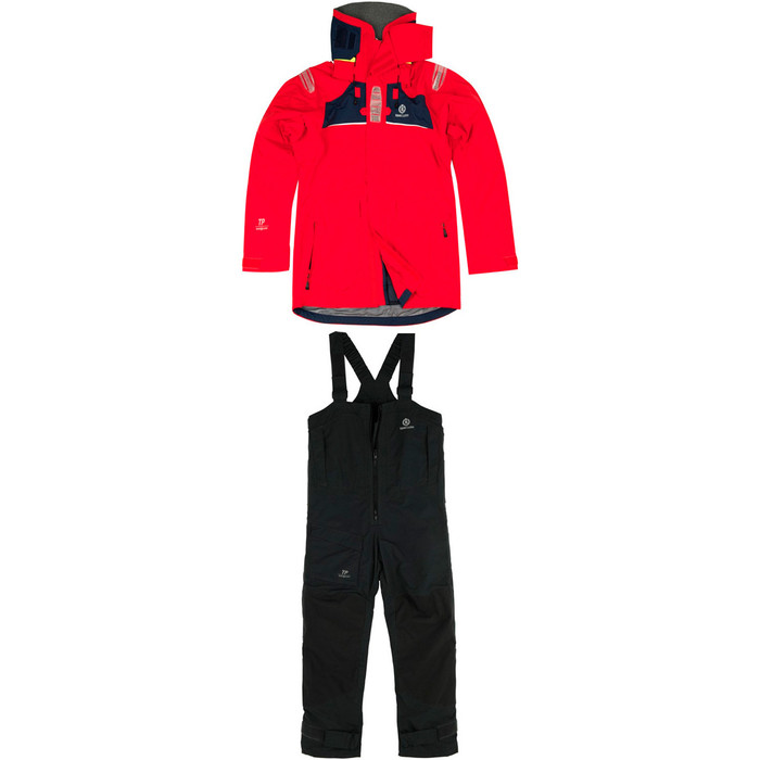 Henri Lloyd Ultimate Cruiser Jacket / Trouser Combi Red/Carbon Y00260 / Y10125