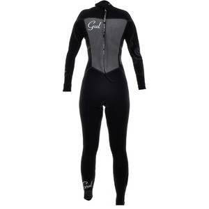 Gul Ladies Vortex 3/2mm Wetsuit in BLACK / Silver VX1229/10