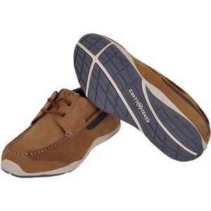 Henri Lloyd Valencia Leather Deck Shoe BROWN NUBUCK Y94051