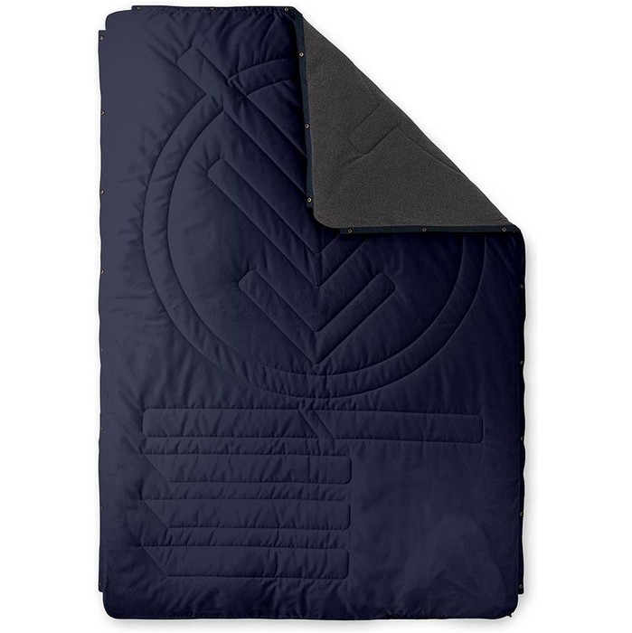 2021 Voited Recycled Fleece Outdoor Camping Pillow Blanket V20UN01BLFLC - Dark Navy