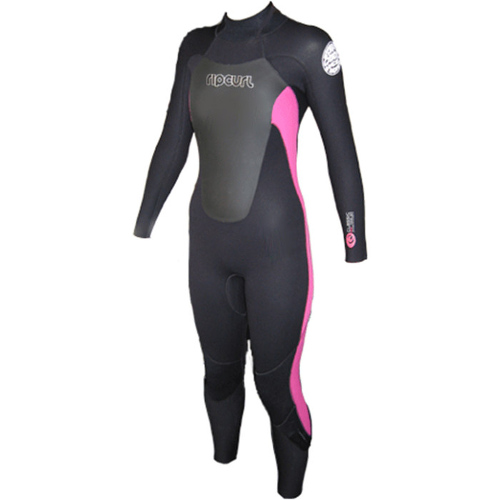 Rip Curl Ladies Classic 3/2mm Wetsuit in BLACK/ROSE PINK W0638W