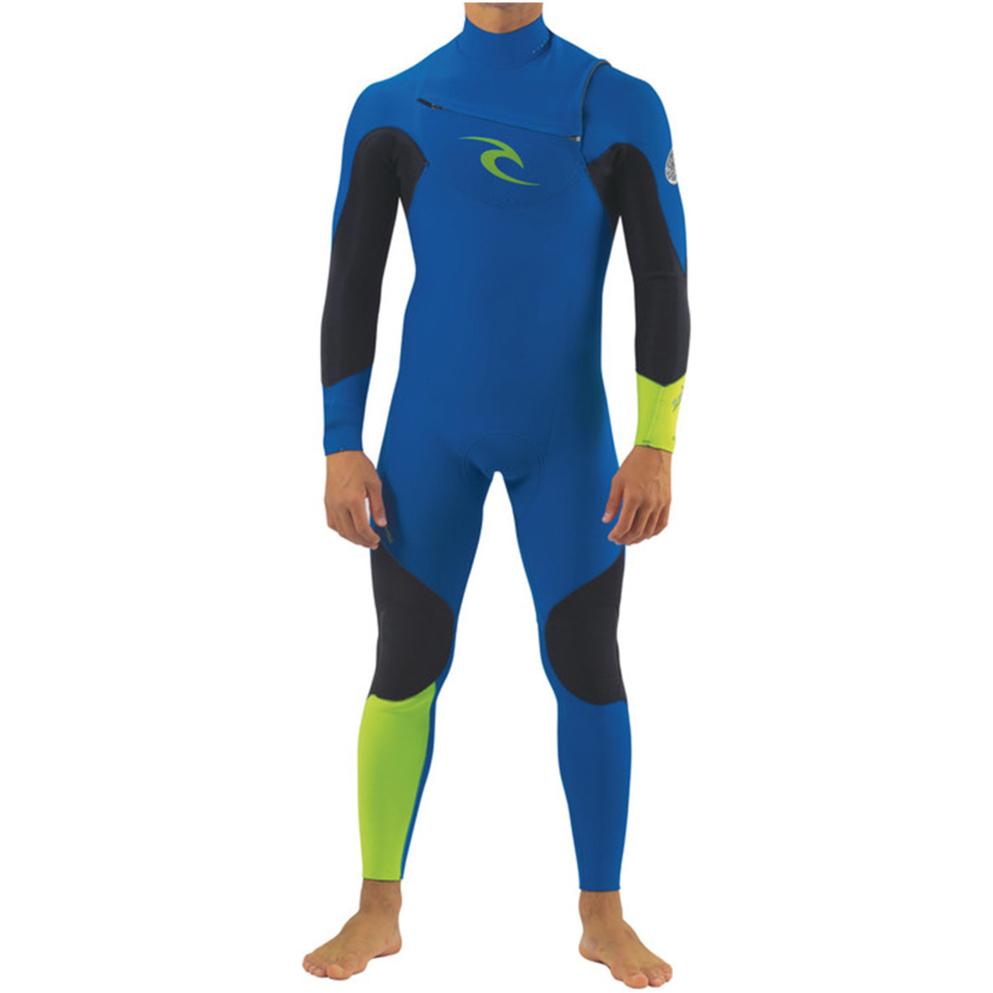 2014 Rip Curl Flash Bomb 5/4/3mm JUNIOR Wetsuit Blue/Yellow WSM4NE