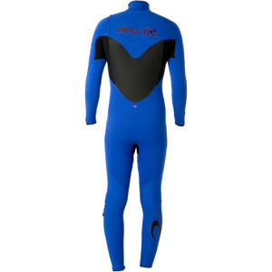 Rip Curl Flashbomb 2mm GBS CHEST ZIP Wetsuit in Black / BLUE WSM4LF