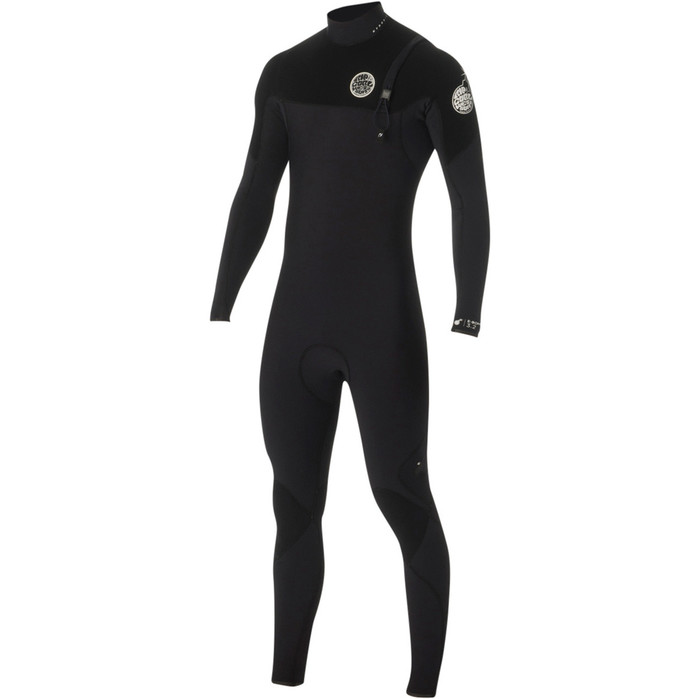 Rip Curl E-Bomb Pro 4/3mm GBS Zip Free Wetsuit BLACK WSM5QE - Wetsuits ...