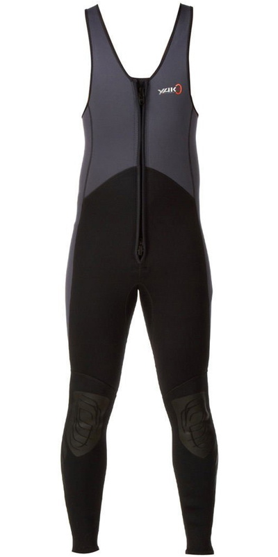 Yak Kayak Front Zip 3mm Long John Wetsuit Grey / Black