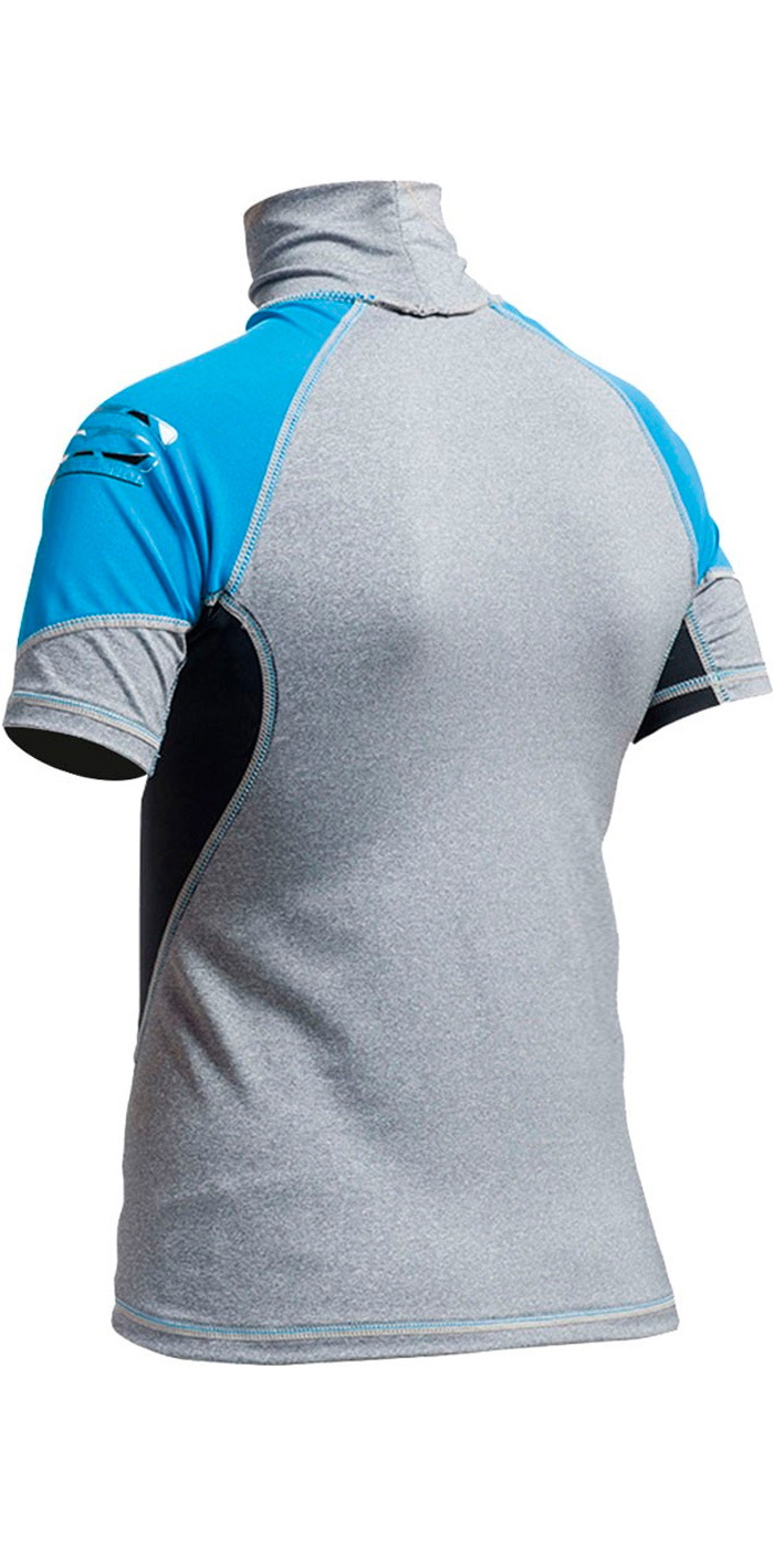 2018 Gul Junior Short Sleeve Rash Vest in Marl Crip Rg0341a9 Short