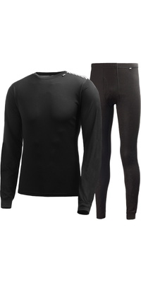 2025 Helly Hansen Comfort Dry 2-Pack Base Layer BLACK 48676