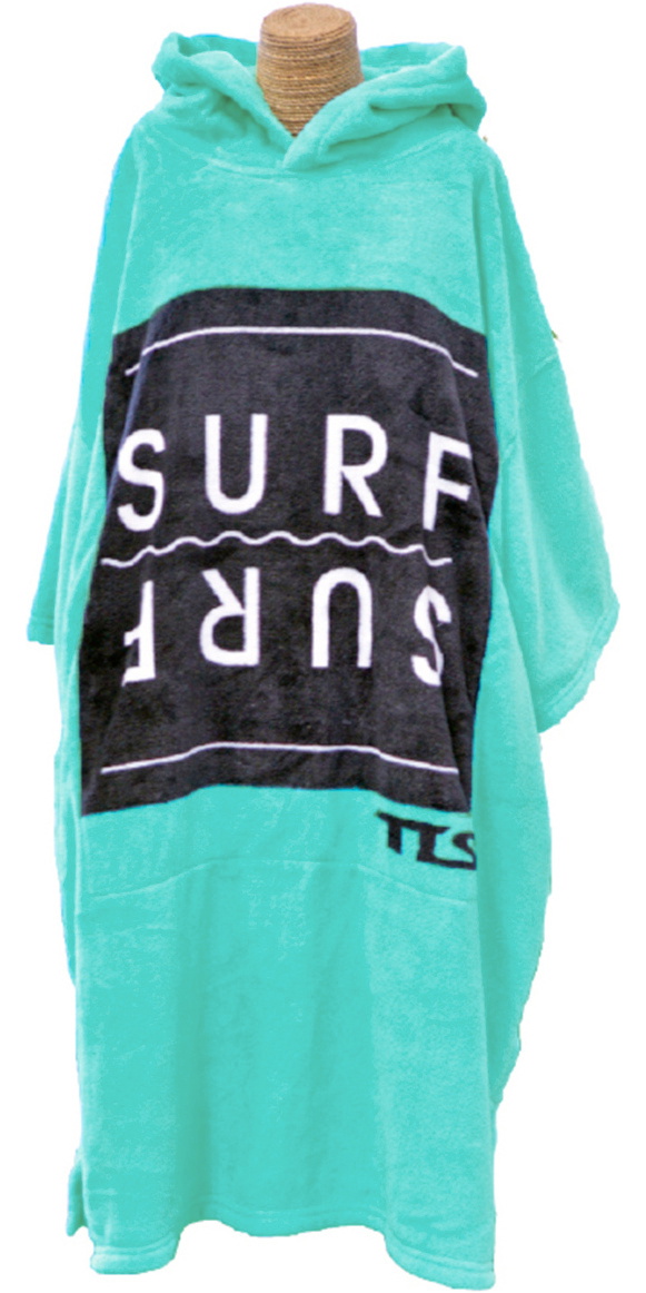 Tls Surf Hooded Changing Robe Poncho Surf Blue by Tls Tls Surf