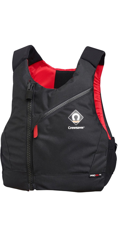 Crewsaver Pro 50N Chest Zip Buoyancy Aid Black / Red