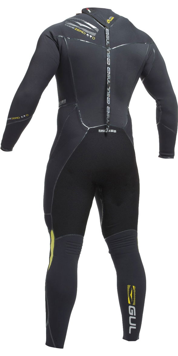 2019 Gul Code Zero 4/3mm Back Zip Relief System Sailing Wetsuit JET