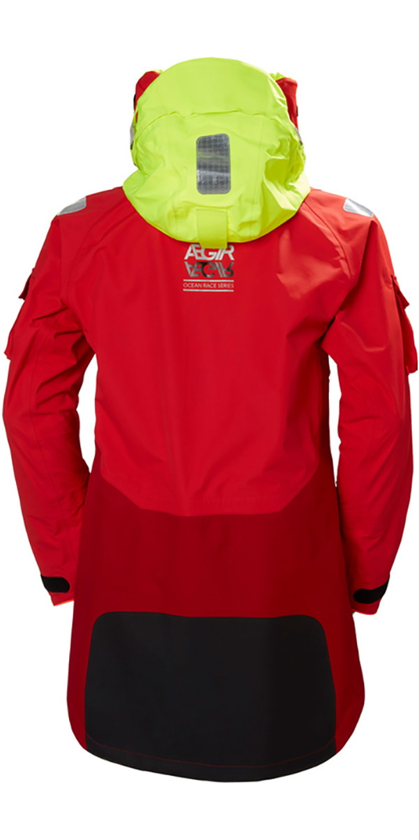 2018 Helly Hansen Aegir Ocean Jacket Alert Red 30335 30335 Black