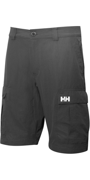 2025 Helly Hansen Mens QD Cargo Shorts Ebony 54154