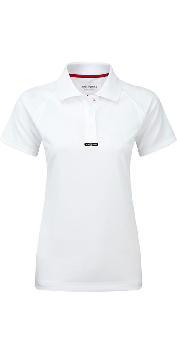 Henri Lloyd Womens Fast Dry Polo T-Shirt in Optic White Y30279