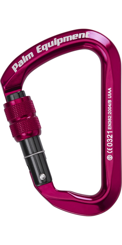 Palm Hms Tornillo Puerta Karabiner Rojo