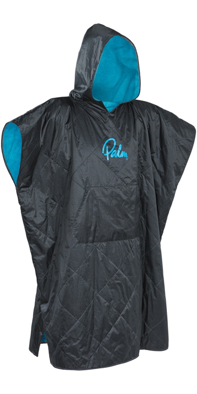 Palm Weatherproof Changing Robe / Poncho Grande in Jet Grey