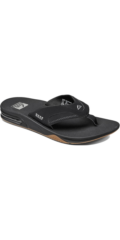 Reef Männer BLACK SILVER Fanning Flip Flops R