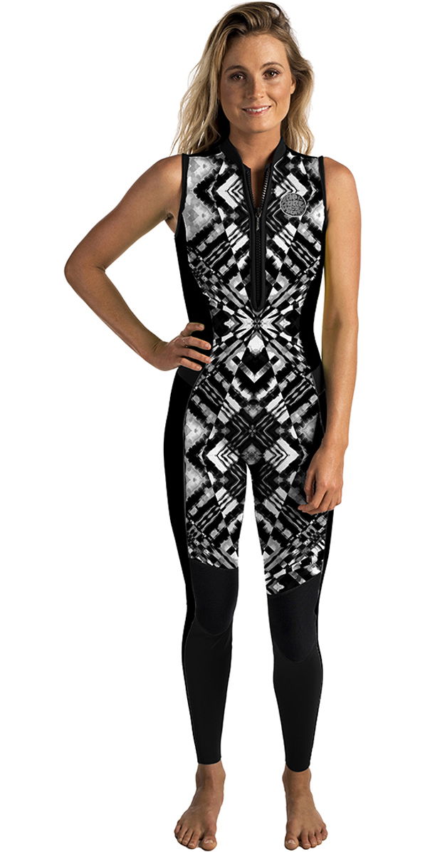 Rip Curl Womens GBomb 1 5mm Long Jane Wetsuit BLACK / WHITE WSM6AS