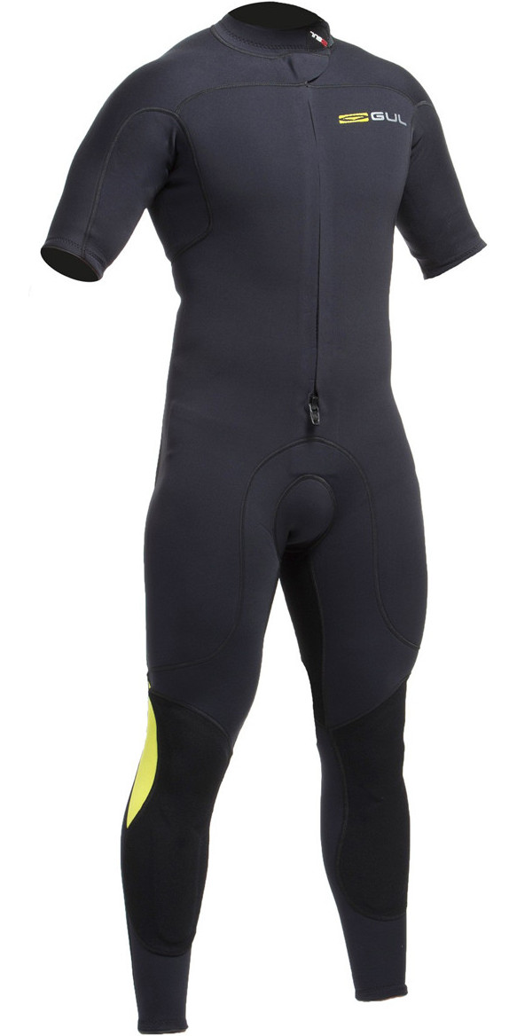 2018 Gul Code Zero 3 2mm Fz Short Arm Wetsuit Black Cz2301b2 Cz2301