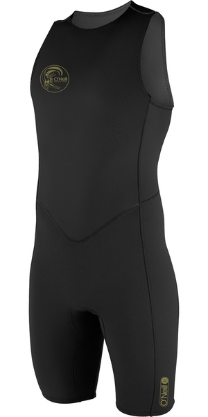 2026 O'Neill Hombres O'Riginal 2mm Back Zip Short John Neopreno 4529 - Black