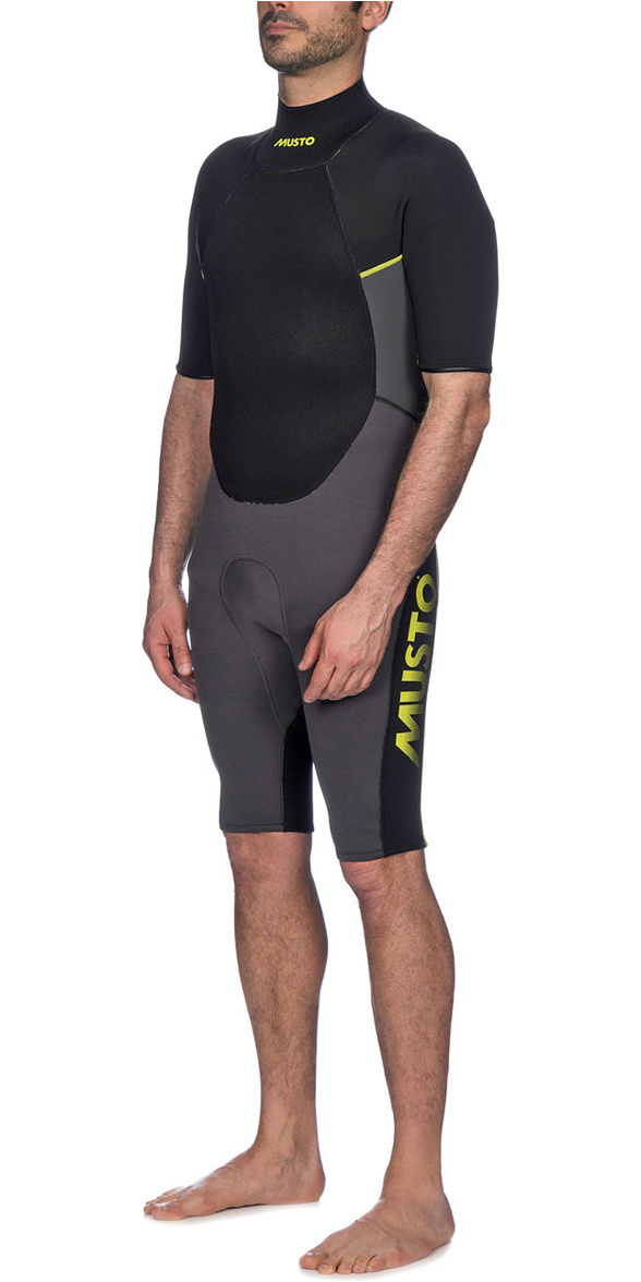 2019 Musto Mens 1 5mm Championship Shorty Wetsuit Black SMWT006