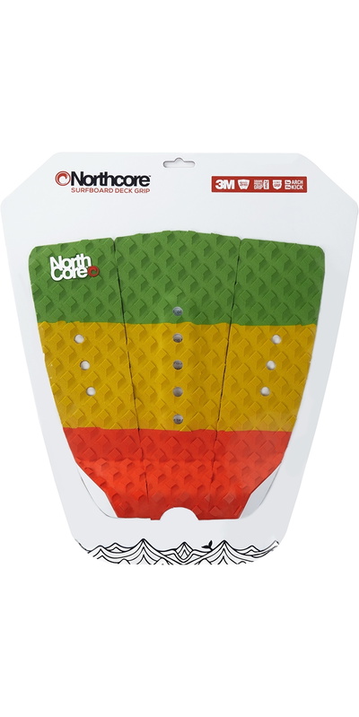 Northcore Ultimate Grip Deck Pad The Rasta