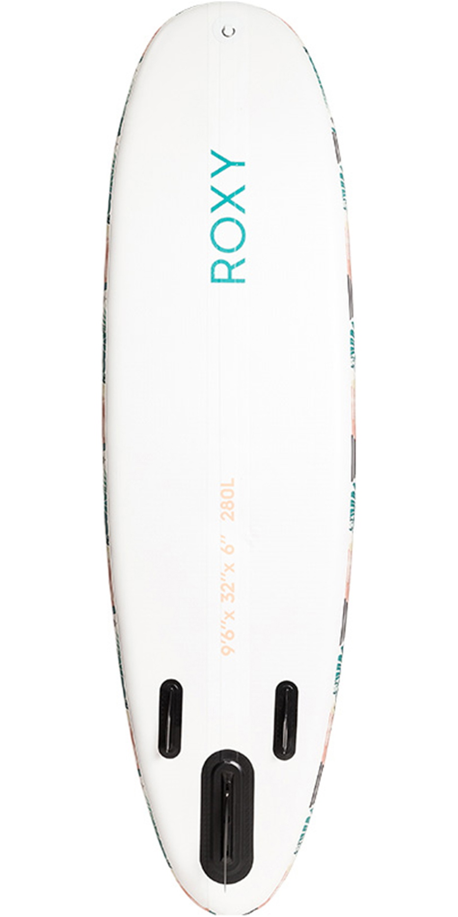 2019 Roxy EuroGlass Hanalei 9'6 Inflatable SUP Board Inc Paddle Pump