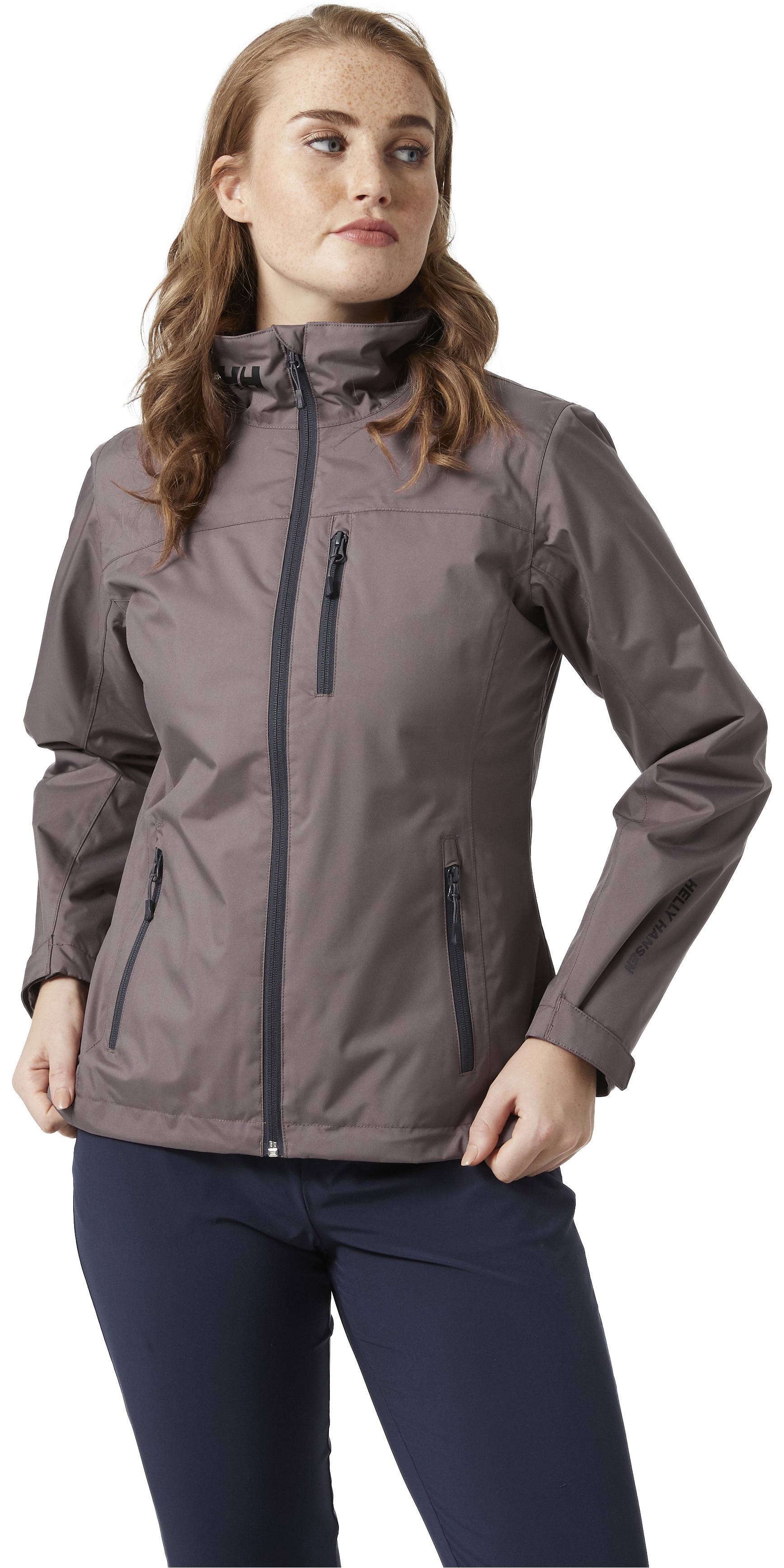 2021 Helly Hansen Crew Midlayer Jacket 30317 - Sparrow Grey - Sailing | Wetsuit Outlet