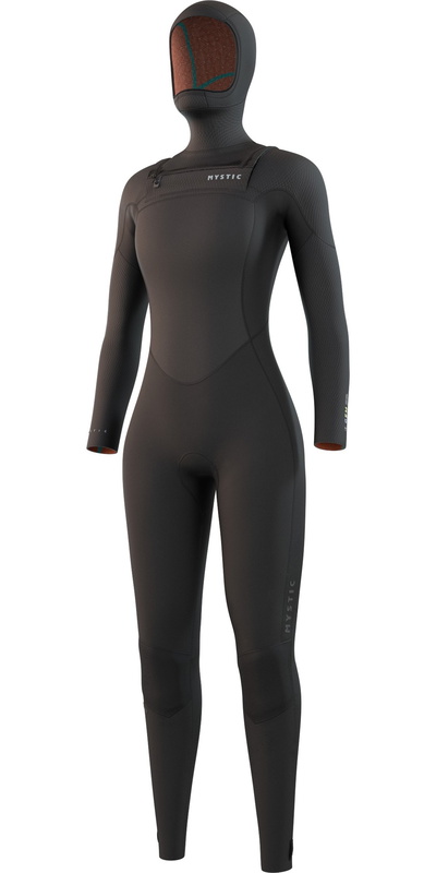 Mystic Da Donna Gem 6/4/3mm Chest Zip Con Cappuccio Muta