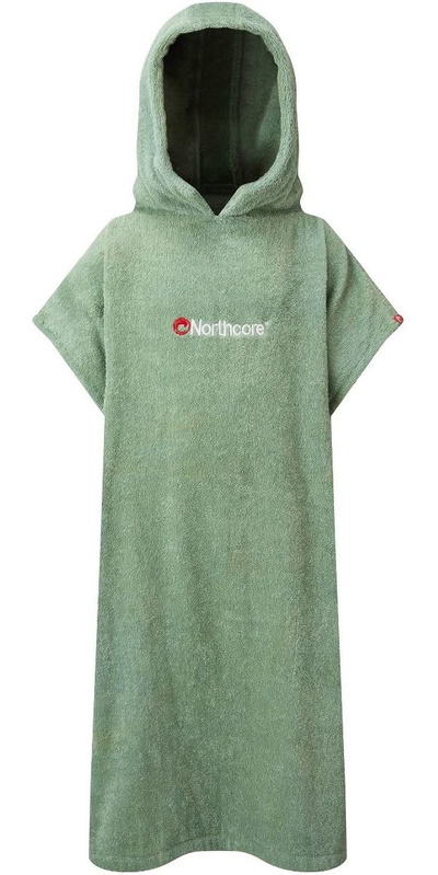 Northcore Niños Playa Basha Toalla Con Capucha Cambiante Robe / Poncho Noco24d