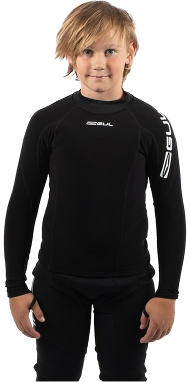 GUL Junior Evotherm Long Sleeve Thermal Top Black