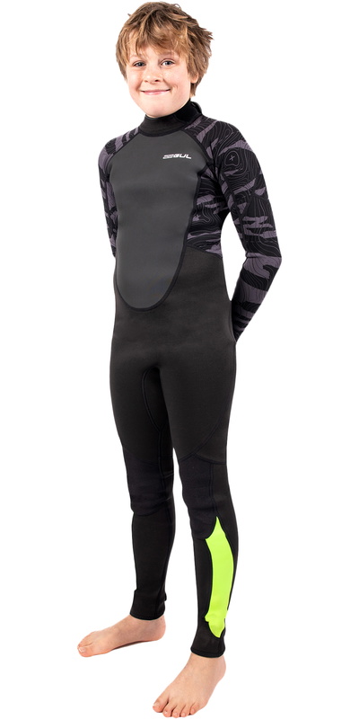 GUL Junior Response 3/2mm Flatlock Back Zip Wetsuit