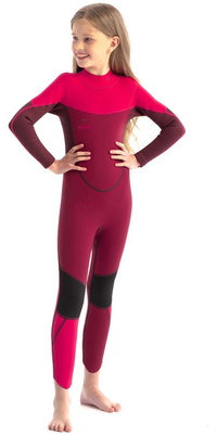 2025 Jobe Junior Boston 3/2mm Back Zip Wetsuit 3035210 - Hot Pink