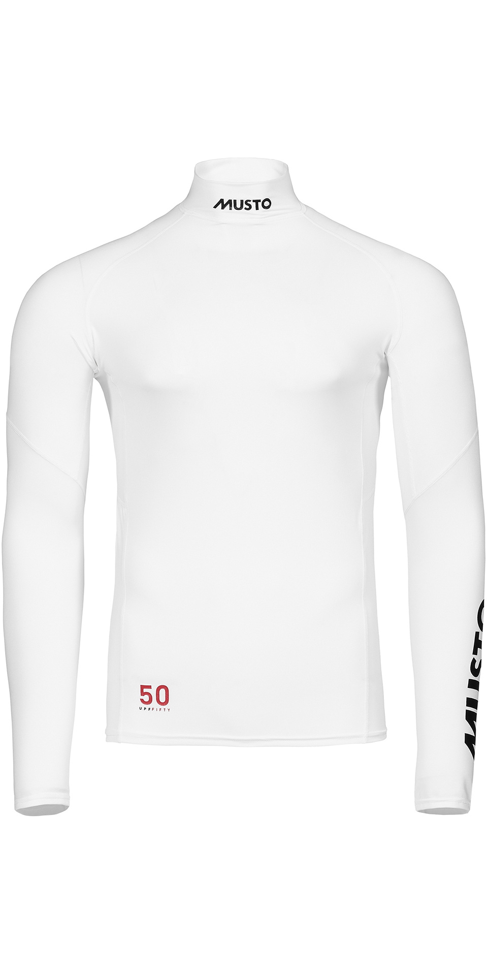 2026 Musto Mens Champ Long Sleeve Rash Vest 82091 - White - Wetsuits ...