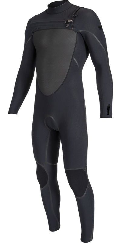 O'Neill Mens Psycho Tech 5/4+mm Chest Zip Wetsuit