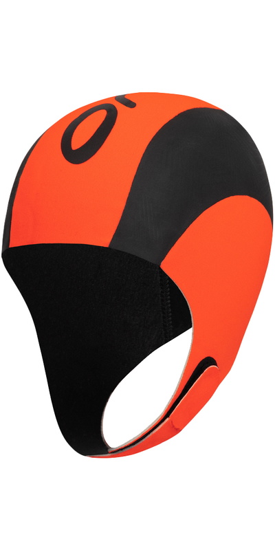 Orca Neoprene Swim Cap - Hi-Vis Orange