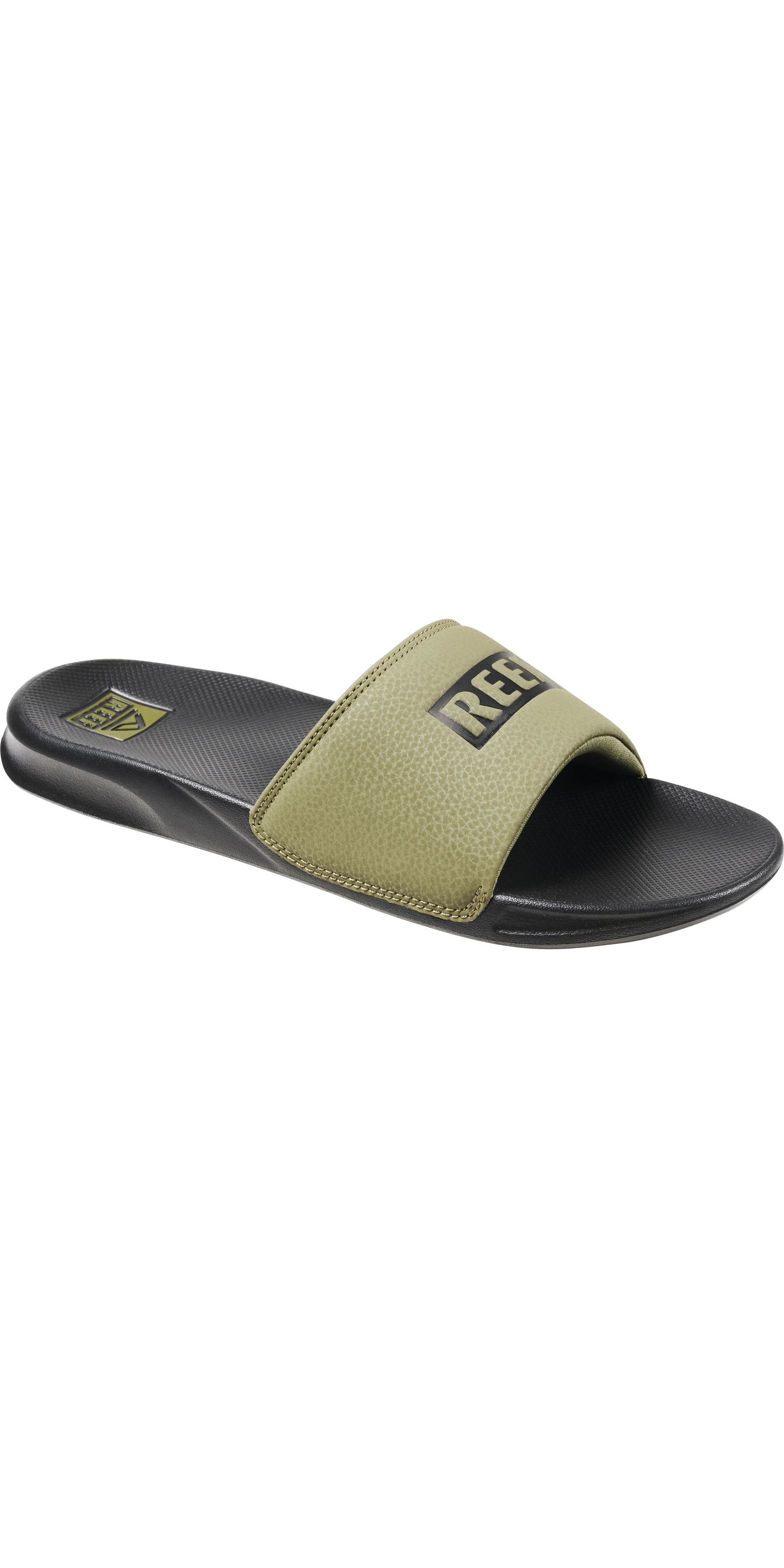 2022 Reef Mens One Slide CI6523 - Olive 