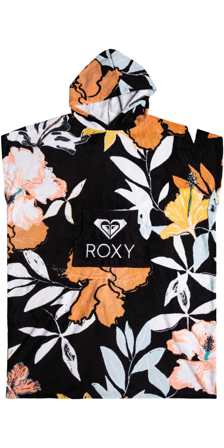 Roxy Womens Pass This On Again Surf Poncho for Women Erjaa03602 