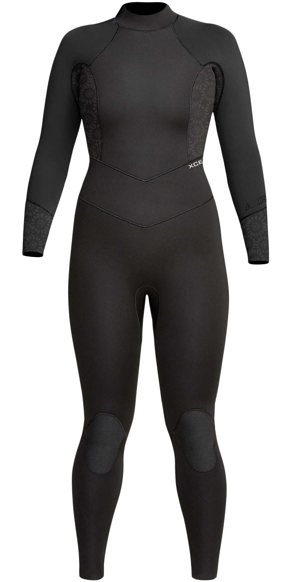 Xcel Womens Axis 3/2mm GBS Back Zip Wetsuit - Flower Print - Picture 4 of 9