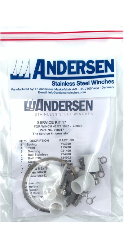 Andersen Winches Andersen Kit Di Manutenzione 46ST