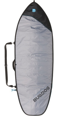 2026 Bulldog Essentials Fish Surfboard Bag BDBBEF - Grey / Cyan