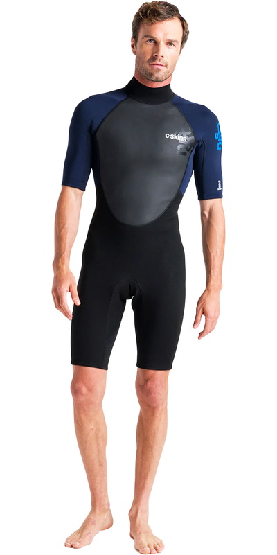 C-Skins Män Element 2 3/2mm Back Zip Shorty Våtdräkt
