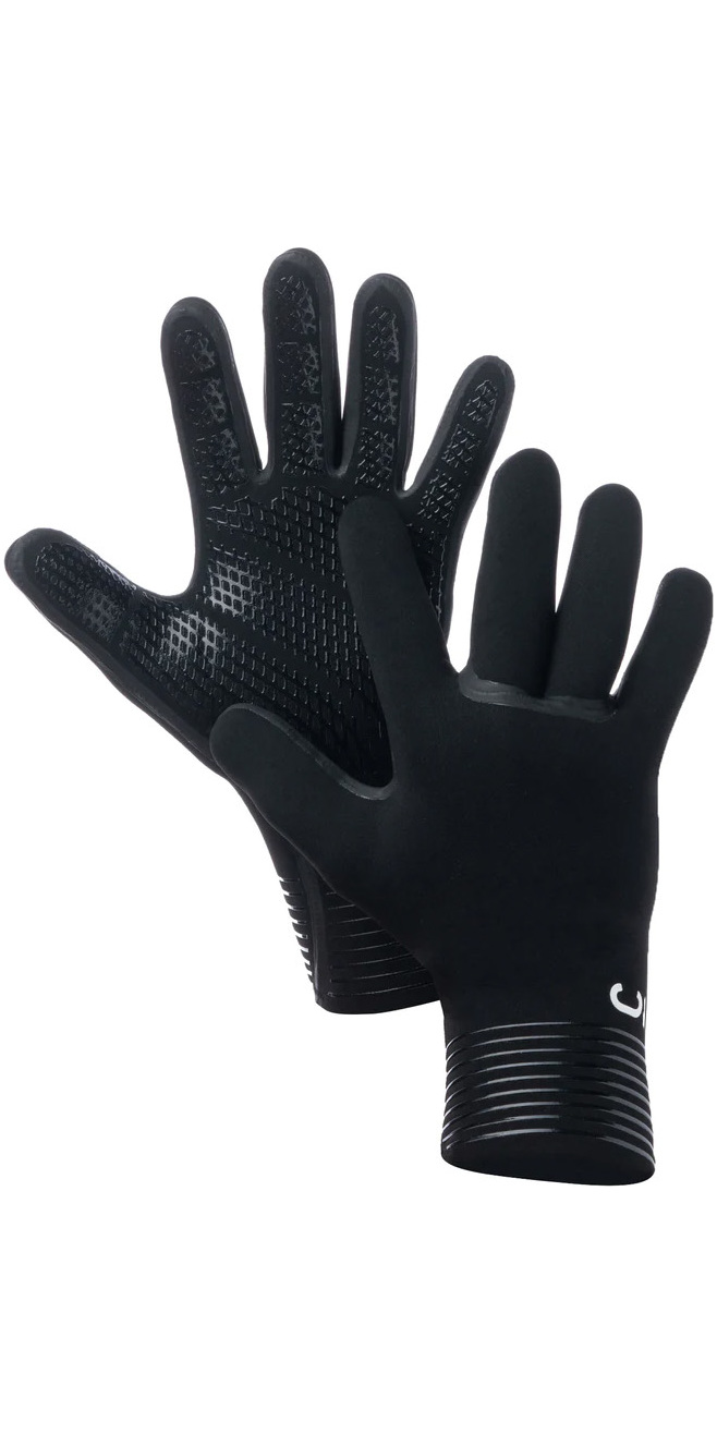 2024 Palm Grab High Ten 3mm Neoprene Gloves 12329 - Jet Grey