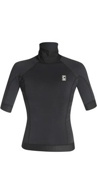 2026 C-Skins Womens Thermal Skins Short Sleeve Vest C-HDISSW - Black
