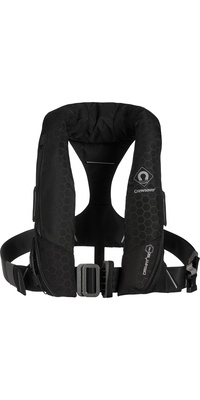 2026 Crewsaver Crewfit+ 180N ISO Single Automatic Lifejacket With Harness 9735BKAP - Black