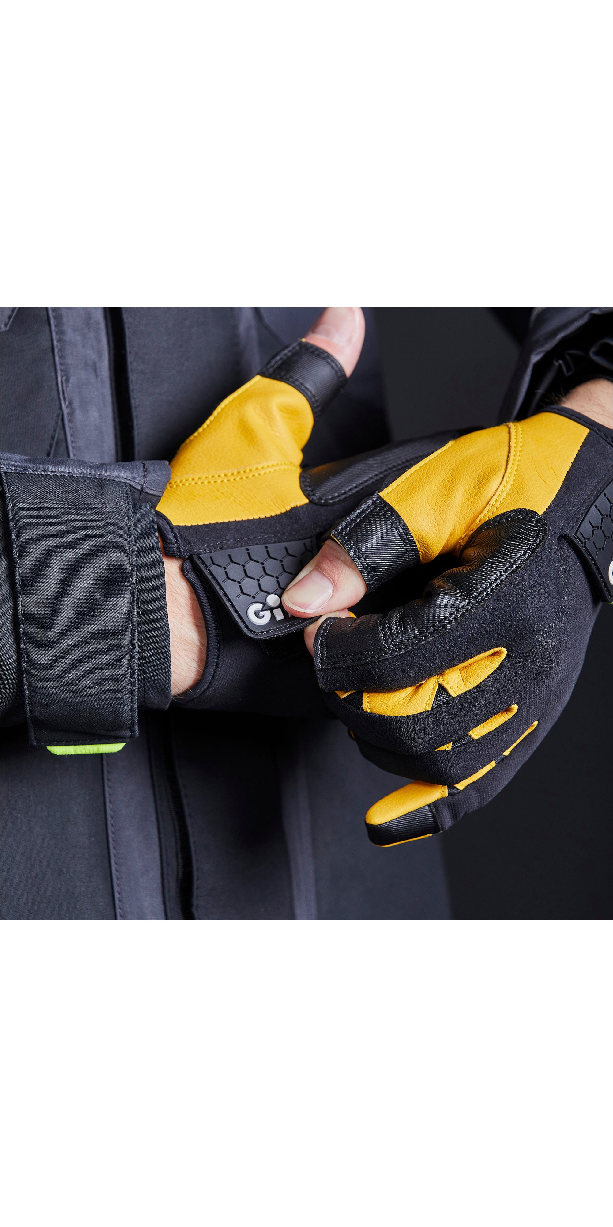 Gill 2024 Pro Long Finger Sailing Gloves - Black