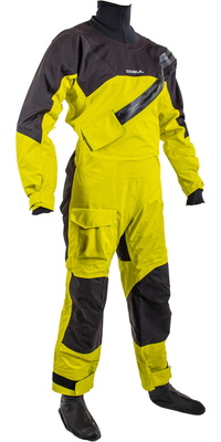2026 Gul Junior Dartmouth Eclip Zip Drysuit GM0389-B9 - Sulphur / Black