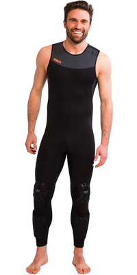 2026 Jobe Mens Toronto 2mm Jet Long John Shinprotector Wetsuit 303823003 - Black