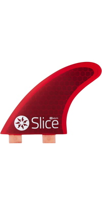 2026 Northcore Slice Ultra Light Hex Core S3 FCS Compatible Surfboard Fins SLI-01 - Red