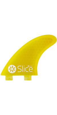 2026 Northcore Slice Ultra Light Hex Core S3 FCS Compatible Surfboard Fins SLI-01 - Yellow